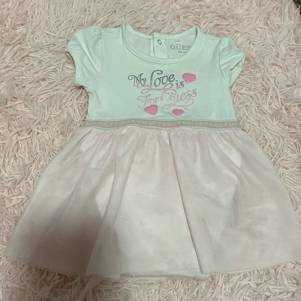 Baby guess dress 6-9
